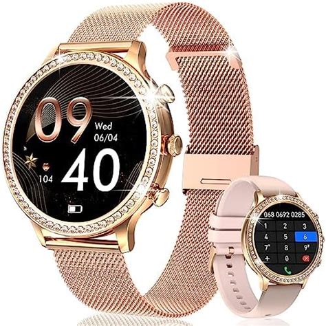 Zhouzmin Smartwatch Donna Chiamate Bluetooth Orologio Smart