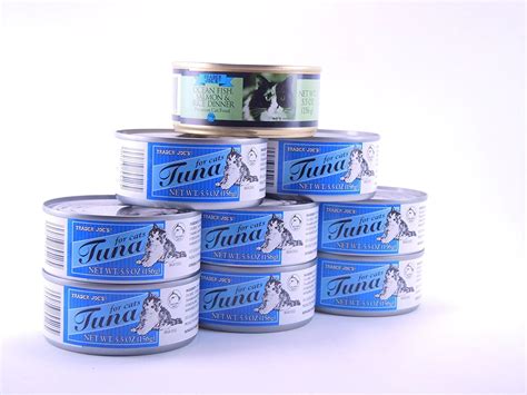 8-Pack of Trader Joe's Tuna for Cats in 5.5oz. cans,includes a free ...