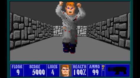 Pc Wolfenstein 3d Episode 1 Floor 9 I Am Death Incarnate 100