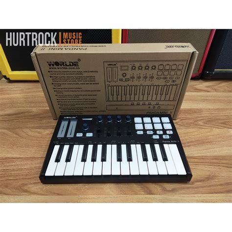 Jual Worlde Panda Mini II Portable 25Key USB MIDI Keyboard Controller