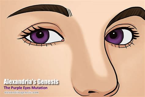 Alexandria's Genesis: Purple Eyes Mutation Real or Fake - Alexandria’s ...