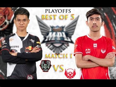 Mpl Id Playoffs Game Best Off Ae Vs Btr Game Pembuka Yang