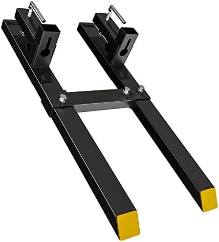 Amazon YITAMOTOR 43 Clamp On Pallet Forks 2000lbs Heavy Duty