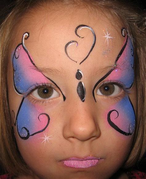 Helen Mcdonald Face Art Fantasy Face Painting Pink Blue Butterfly Face Painting Face Painting