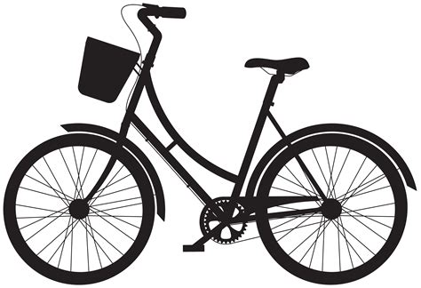 Biking Silhouette Png