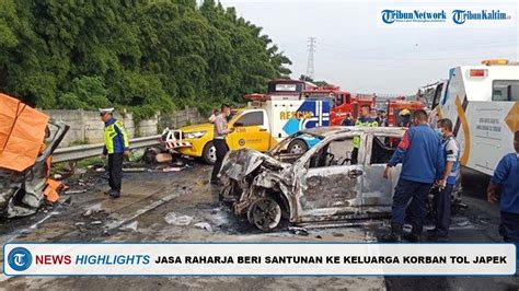 TRIBUN HIGHLIGHTS Jasa Raharja Berikan Santunan Rp 50jt Ke Keluarga