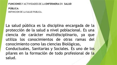 Funciones Y Actividades De La Enfermera En Salud P Blica Definicion De