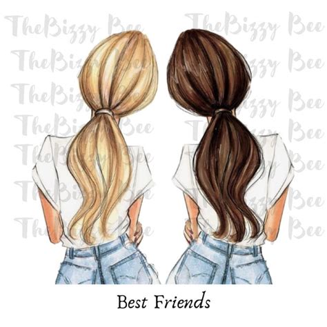 Bff Drawings Cute 20 Bff Girly Cute Drawings See More Ideas About