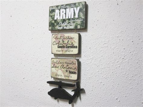 Army Sign Military Sign Military Duty Station Sign