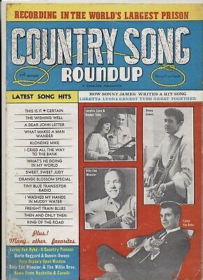 Country Song Roundup Magazine 89 Aug 1965 Loretta Lynn Ernest Tubb