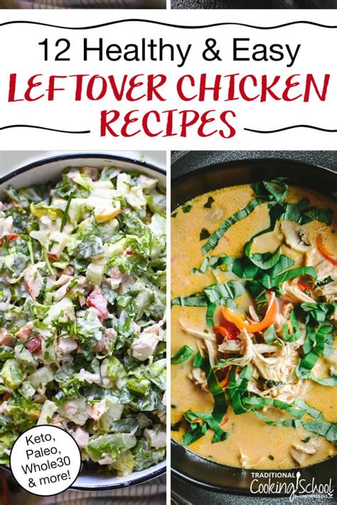 12 Easy Leftover Chicken Recipes Keto Paleo Whole30