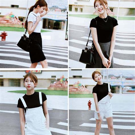 Women Summer Half High Collar Solid Color Loose Short Sleeve Casual T