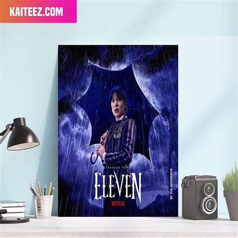 Stranger Things x Wednesday Netflix Funny Poster Canvas - Kaiteez