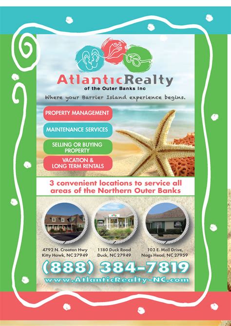 Atlantic Realty North Beach Sun Ad Bold Print Design Studio