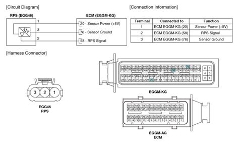 Hyundai Accent Rail Pressure Sensor Rps Schematic Diagrams Engine