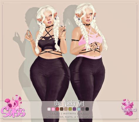 Second Life Marketplace Sass [nicky Set] Fatpack ♥ Legacy ♥ Maitreya