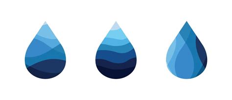 Water Drop Logo Vector Graphics 42336408 Vector Art At Vecteezy