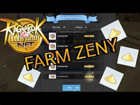 FARM ZENY RAGNAROK LABYRINTH NFT YouTube