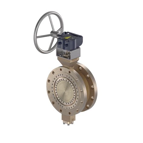 Triple Offset Butterfly Valve With Double Flanged Body Bu