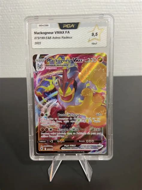 CARTE POKÉMON MACKOGNEUR VMAX 073 189 EB10 Astres Radieux FR Neuf