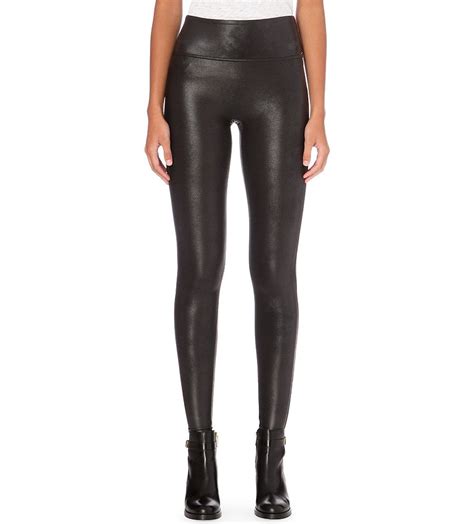 Spanx High Rise Faux Leather Leggings Faux Leather Leggings Leather