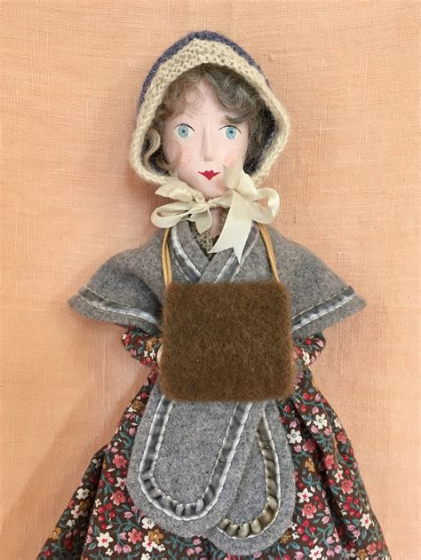 19th C Style Woolen Mantle For Your Doll Etsy