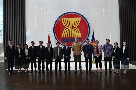 Deputy Secretary General Of Asean Receives Lao Pdr Vice Minister Of