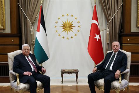 Cumhurbaşkanı Erdoğan Filistin Devlet Başkanı Abbas ı Resmi Törenle