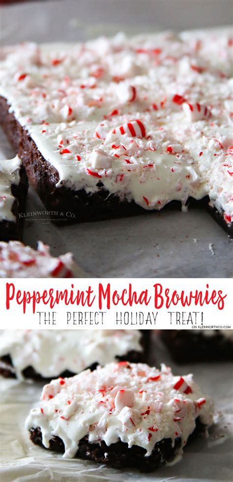 Peppermint Mocha Brownies - Yummi Haus