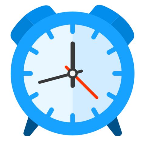 Flat Clock Icon Png