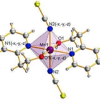 Molecular Structure With The Atom Numbering Scheme And Coordination