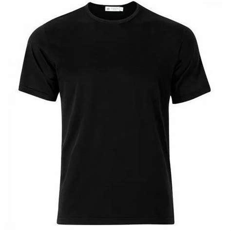 Half Sleeve Black Gents Cotton T Shirt Size Medium At Best Price In Kheda