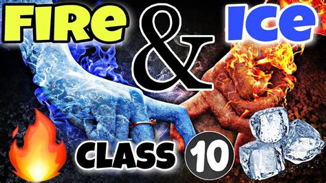 Fire And Ice Class Full Explanation With Animation In