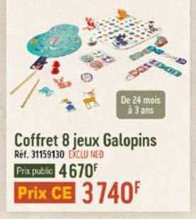 Promo Coffret Jeux Galopins Chez Nature Et D Couvertes Icatalogue Fr