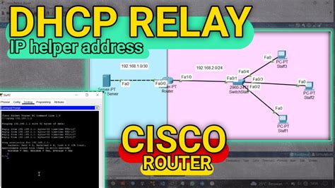 Dhcp Relay Cisco Router Setting Ip Helper Address Ip Helper Address