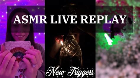 8 Hours Of Asmr Livestream Replay So Many Triggers Popular Sounds