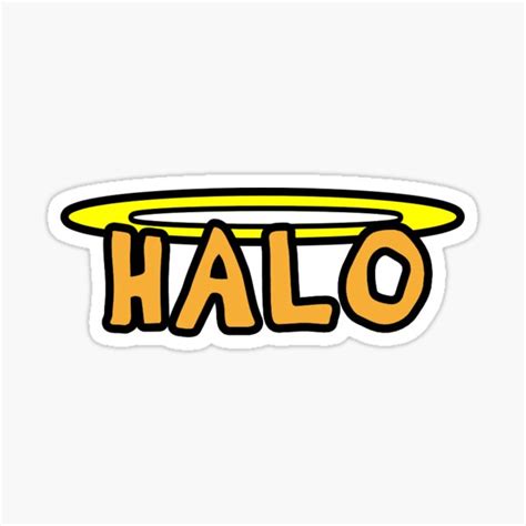 Halo Sticker Sticker By Mccay2 Redbubble