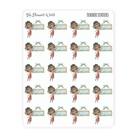 Teacher Planner Stickers | by The Planner's World