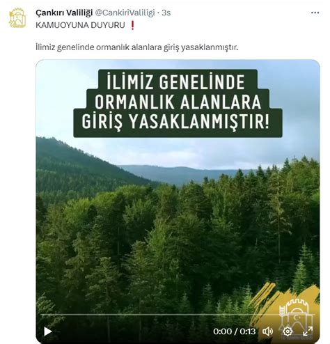 Bir şehirde daha ormanlara girişler yasaklandı KRT TV