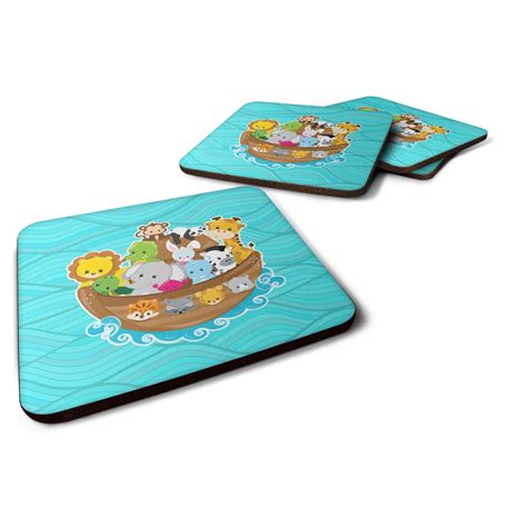 Noahs Ark Foam Coaster Set Of 4