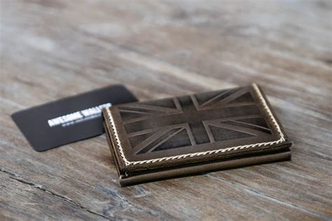 Union Jack Wallet Handmade Personalized