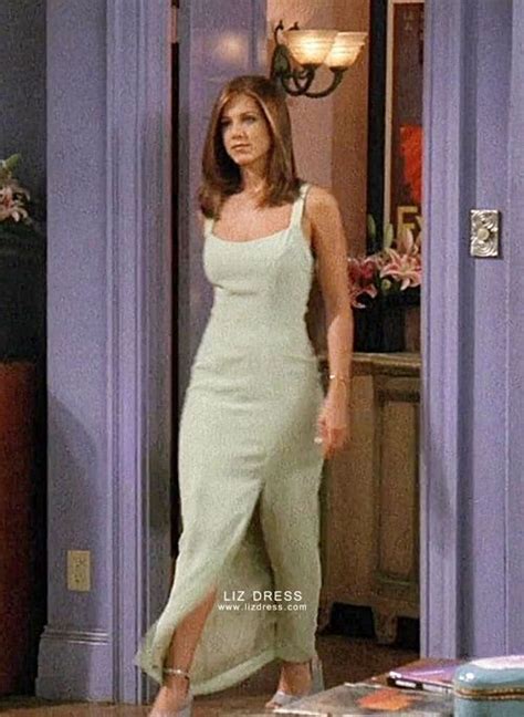 Rachel Green Jennifer Aniston Mint Green Dress In Friends In 2020