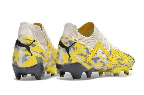 Puma Future Ultimate Fg Ag Voltage Pack Sedate Gray Asphalt Yellow Blaze