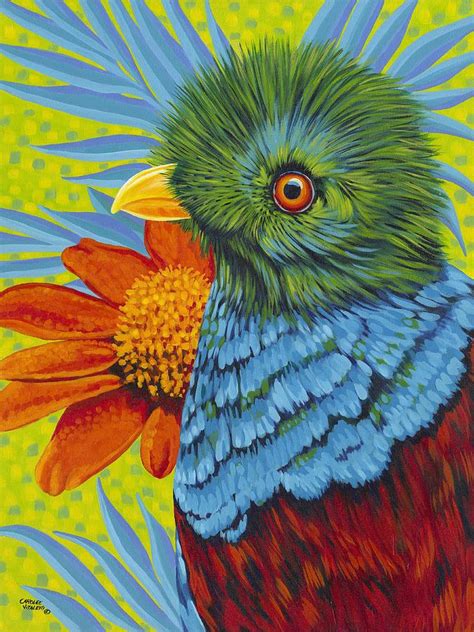 Bird In The Tropics Ii Painting By Carolee Vitaletti Fine Art America