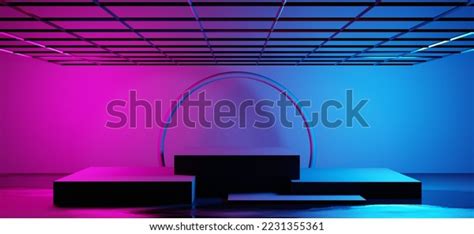 Gaming Background Abstract Wallpaper Cyberpunk Style Stock Illustration ...