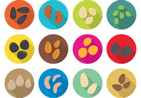 Seed Vector Icons 90699 Vector Art At Vecteezy