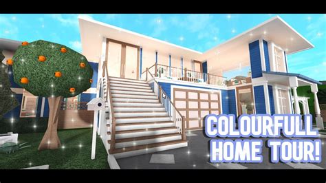 Bloxburg Colourful Home Tour Roblox Welcome To Bloxburg Youtube