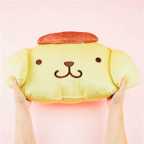 Pompompurin Die Cut Face Cushion Blippo