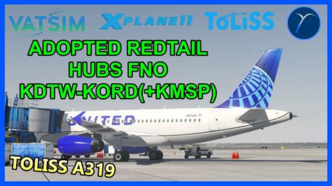 Airbus SOP Adopted Redtail Hubs FNO ToLiSs A319 KDTW KORD KMSP