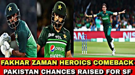 PAK VS BAN FAKHAR ZAMAN HEROICS COMEBACK PAKISTAN CHANCES RAISED